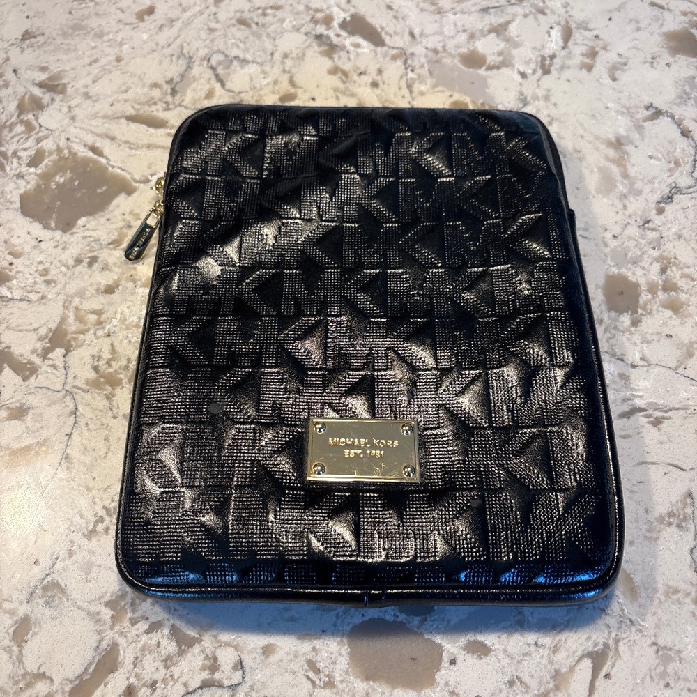 Michael Kors Black Logo  IPad Tablet Case Cover
